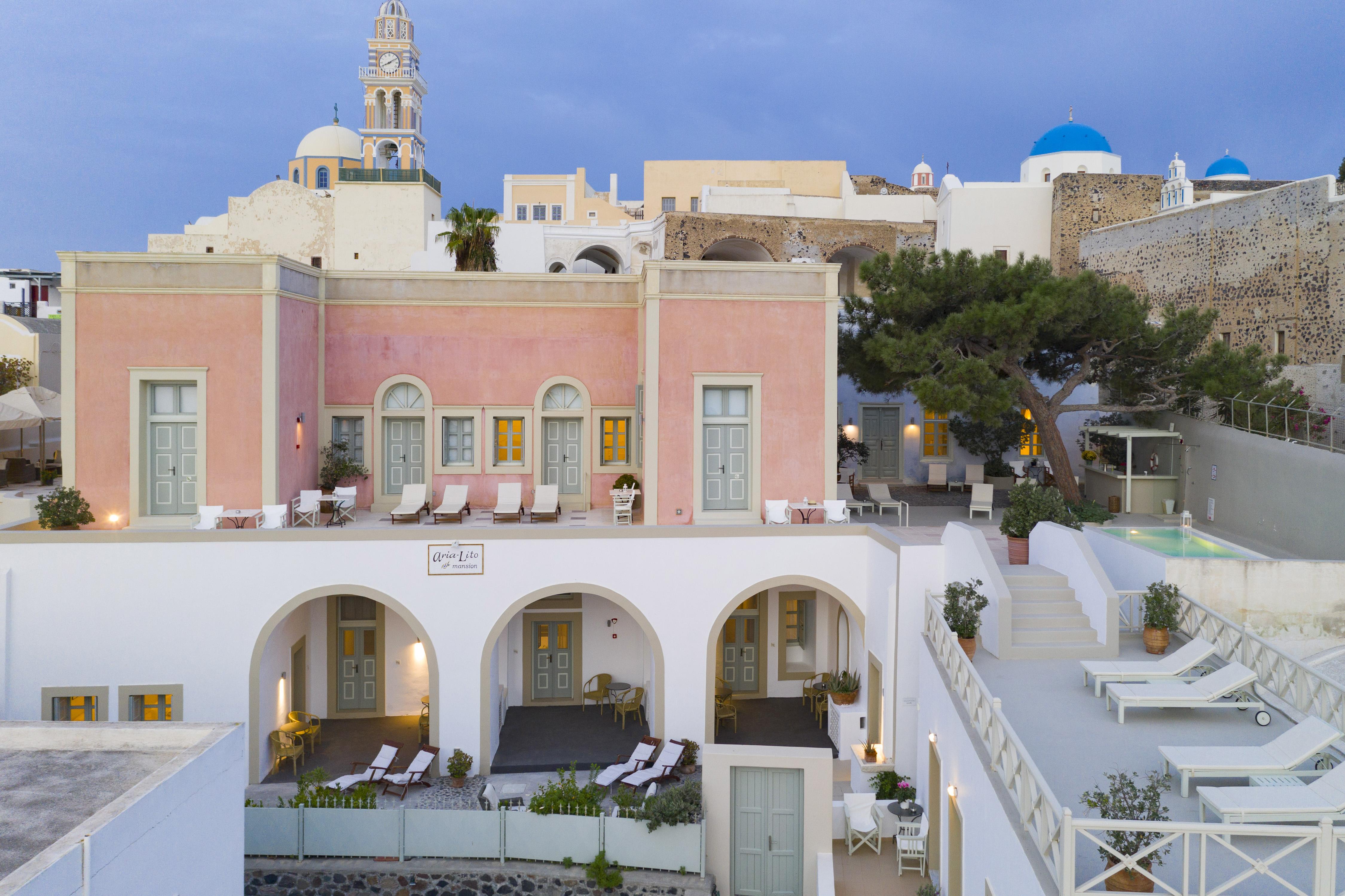 Aria Lito Mansion Hotel Fira  Exterior photo
